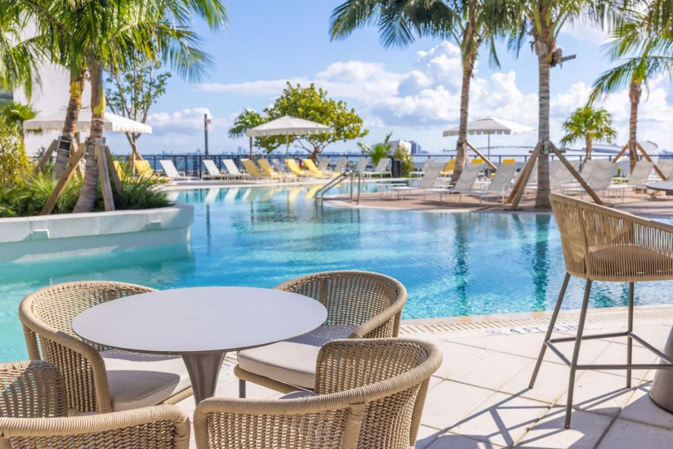 3610 Calm Blue W Balcony View Pool And Gym * Miami